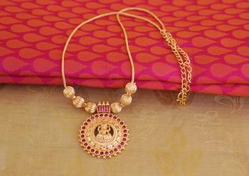Temple lakshmi kerala style necklace 1