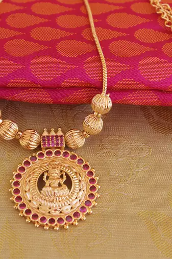 Temple lakshmi kerala style necklace