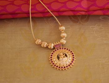 Temple lakshmi kerala style necklace 3