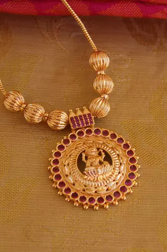 Temple lakshmi kerala style necklace