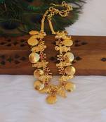 Dashavatara temple gold plated necklace