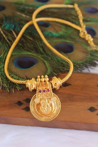 Temple kerala style lakshmi necklace