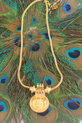 Temple kerala style lakshmi necklace