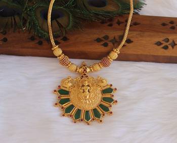 Traditional temple kerala nagapadam palakka necklace 2
