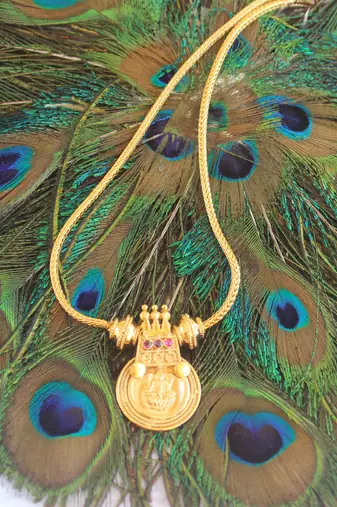 Temple kerala style lakshmi necklace