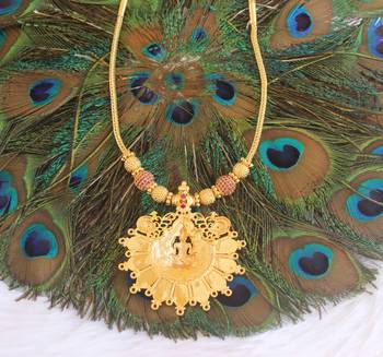 Traditional temple kerala nagapadam palakka necklace 5