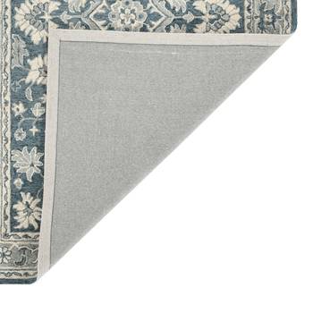 Rug wool rug 8x10 handmade area rug anti slip backing carpet ideal for bedroom living room. 4