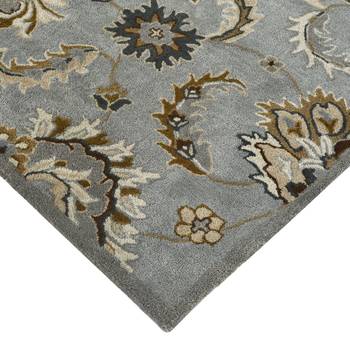 Rug  area rug 8x10 feet wool anti slip cotton backing carpet ideal for bedroom living room. 4
