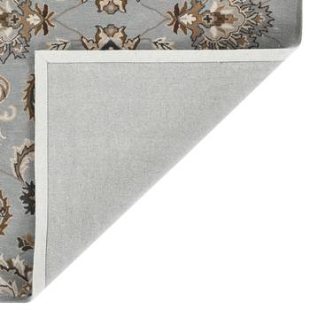 Rug  area rug 8x10 feet wool anti slip cotton backing carpet ideal for bedroom living room. 5