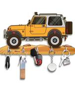 Printed "Mahindra Thar" Designer Wooden Key Holder