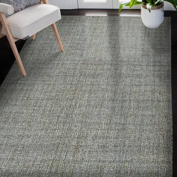 Hand-tufted wool rug anti-slip backing carpet for living room bed room 2x3 feet area rug 1
