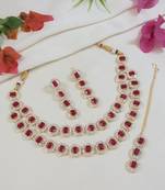 stylish design crystal diamond multi layer necklace jewellery set 