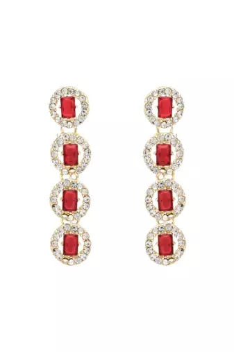 stylish design crystal diamond multi layer necklace jewellery set 