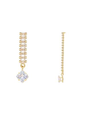 cubic zirconia american diamond necklace jewellery set for women 5