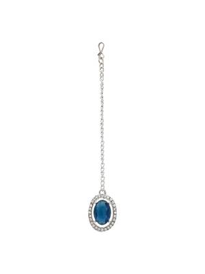 silver plated stylish design crystal diamond necklace jewellery set  5