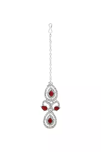 rose gold plated stylish design crystal diamond necklace & earrings jewellery set 