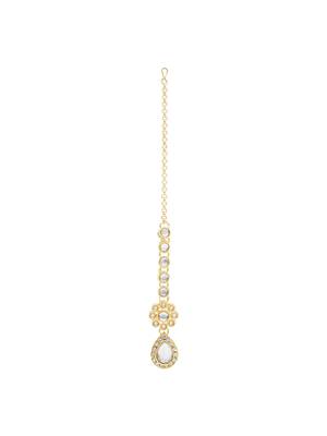 traditional kundan & stone choker necklace jewellery set  5