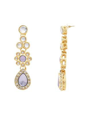 traditional kundan & stone choker necklace jewellery set  4