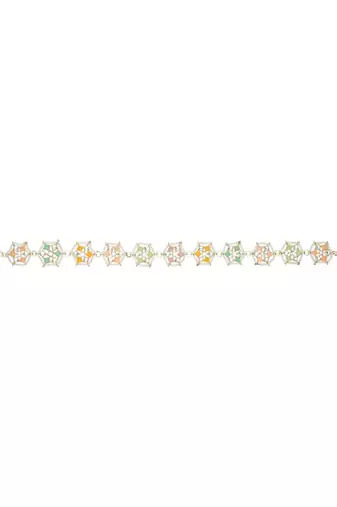 gold plated traditional floral kundan & pearl sheeshphool matha patti sheeshpatti 