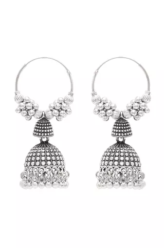 traditional afghani stylish fancy design jhumka earrings combo for women
