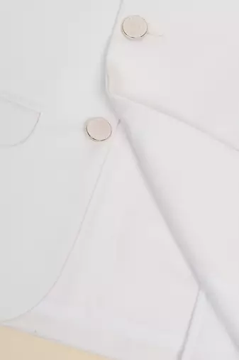 Boys white bandhgala blazer