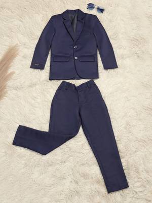 Blue boys blazer suit 1