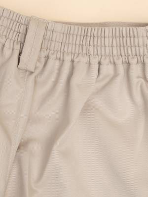 Beige boys bandhgala blazer suit 5