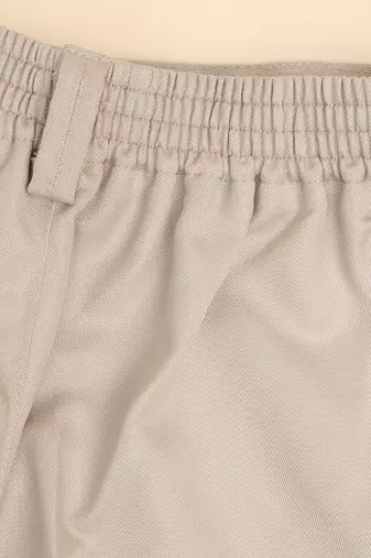 Beige boys bandhgala blazer suit