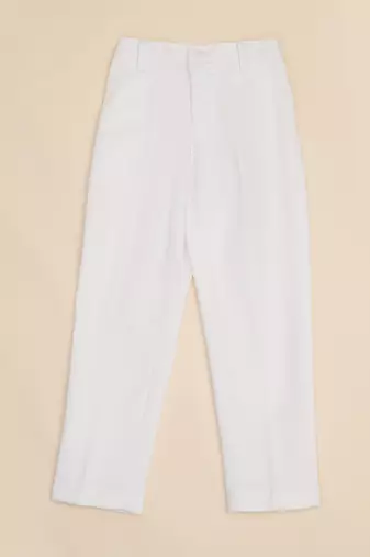 White boys bandhgala blazer suit