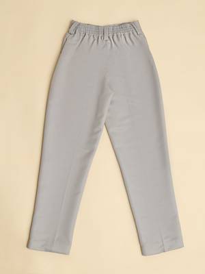 Grey kids cotton trousers 4