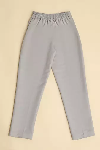 Grey kids cotton trousers