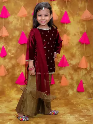 Kid1 mahira palazzo set 3