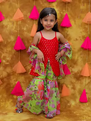 Kid1 malang mirror sharara set 1