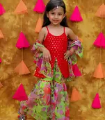 Kid1 malang mirror sharara set