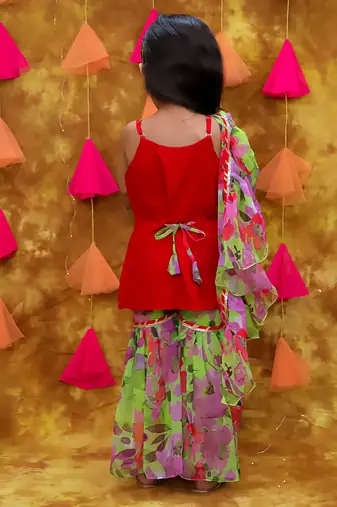 Kid1 malang mirror sharara set