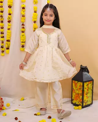 Kid1 bindu anarkali pant set 1