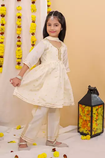 Kid1 bindu anarkali pant set