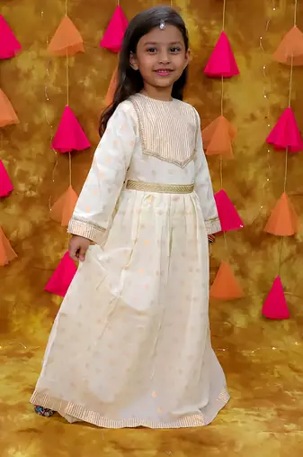 Kid1 lakshmi anarkali gown set