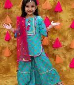 Kid1 bela kurti sharara set