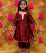 Kid1 bindu anarkali pant set