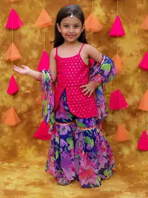 Kid1 malang mirror sharara set 1
