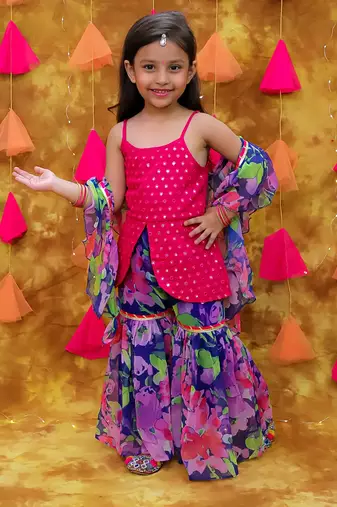 Kid1 malang mirror sharara set