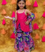 Kid1 malang mirror sharara set