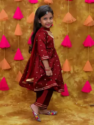 Kid1 bindu anarkali pant set 3