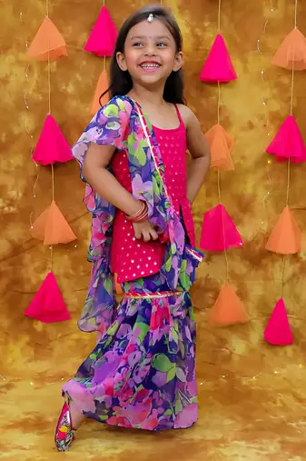 Kid1 malang mirror sharara set