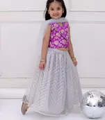 Kid1 miss glam lehenga set