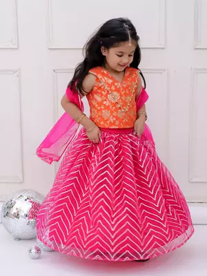 Kid1 miss glam lehenga set 1