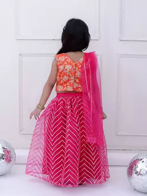 Kid1 miss glam lehenga set 2