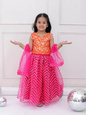 Kid1 miss glam lehenga set 3