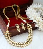 Kundan Cascade Necklace Set
